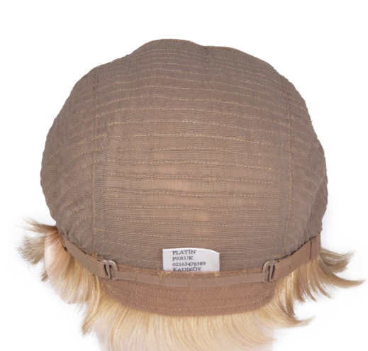 Soft Caramel Very Short Straight Tulle Wig