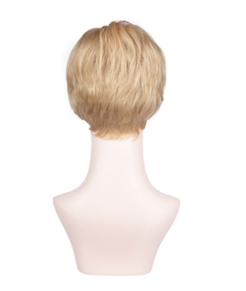 Soft Caramel Very Short Straight Tulle Wig