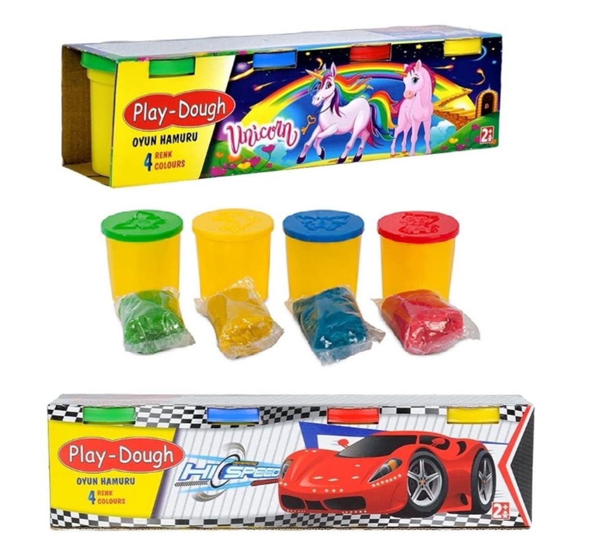 Küçük Boy Oyun Hamuru 4'lü Set