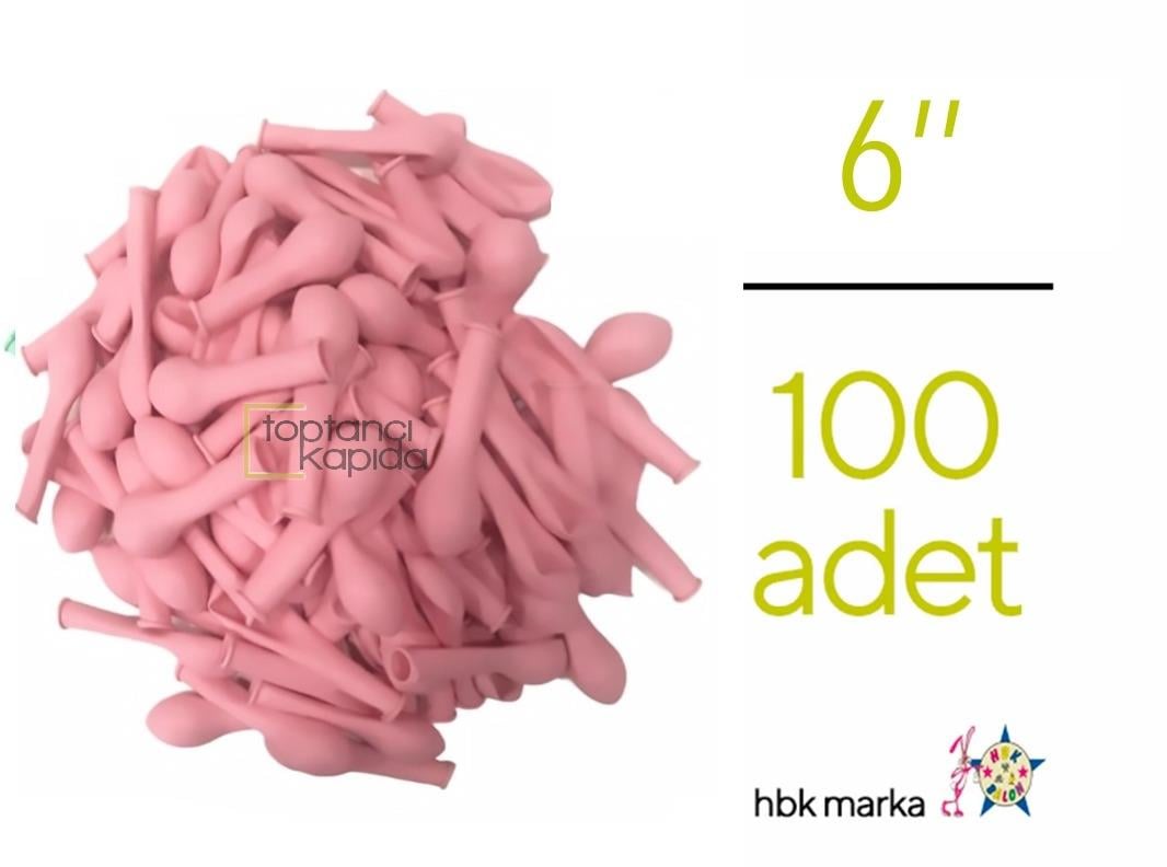Mini Makaron Balon Pembe Renk