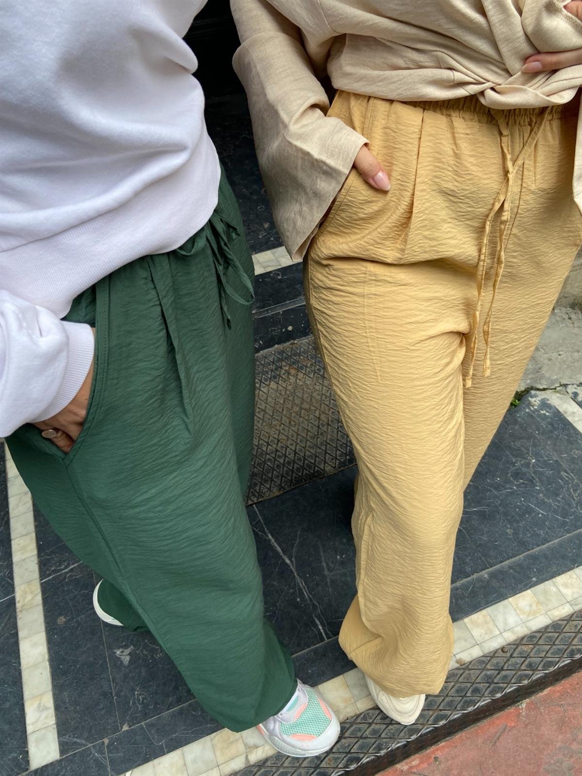 Bol Paça İnce Pantolon