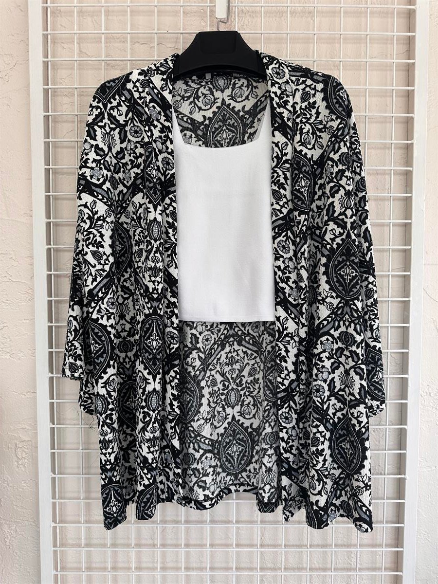 Desenli Kimono