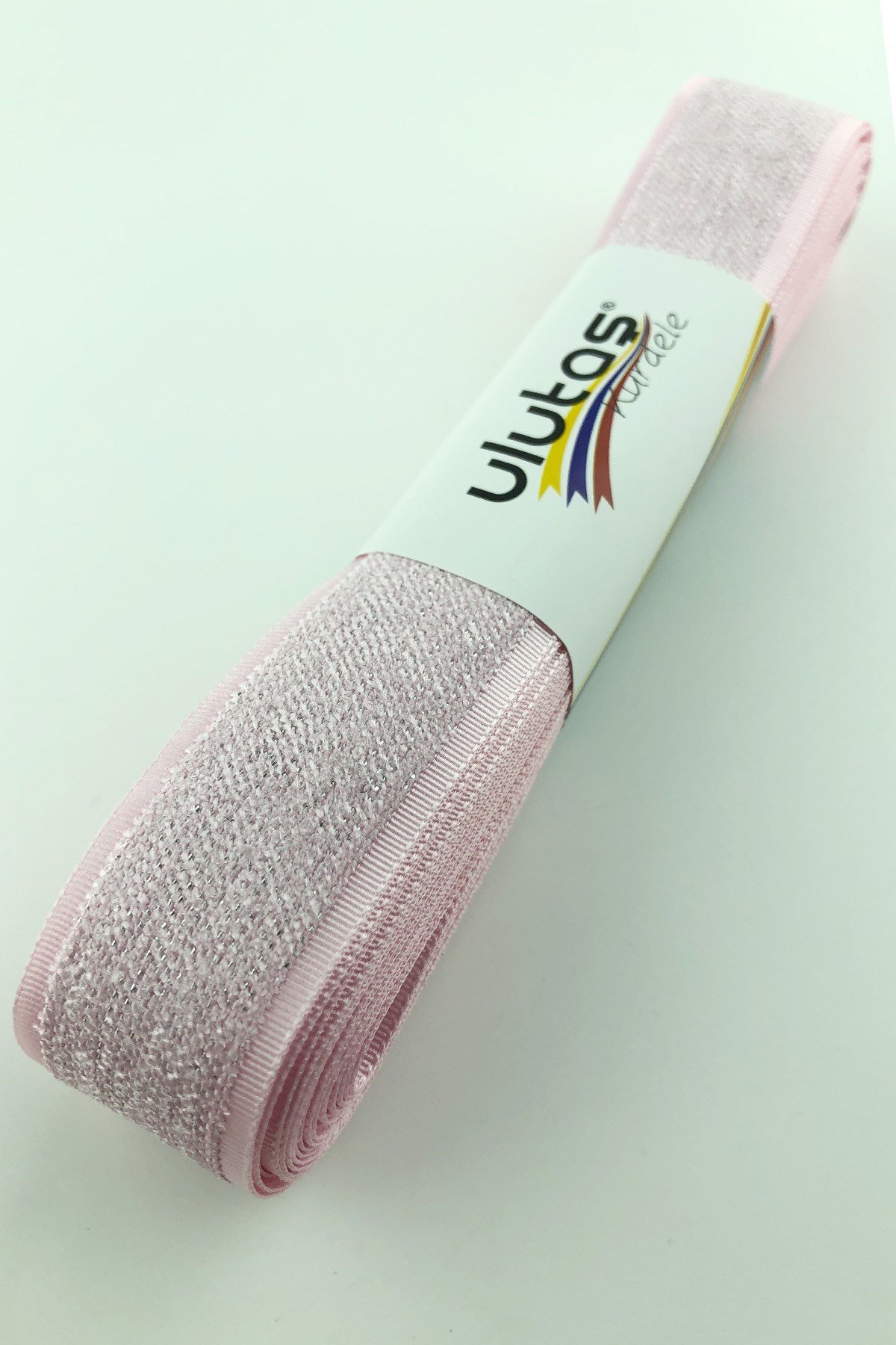 Açık Pembe Kadife Efektli Kurdele 2,50 Cm