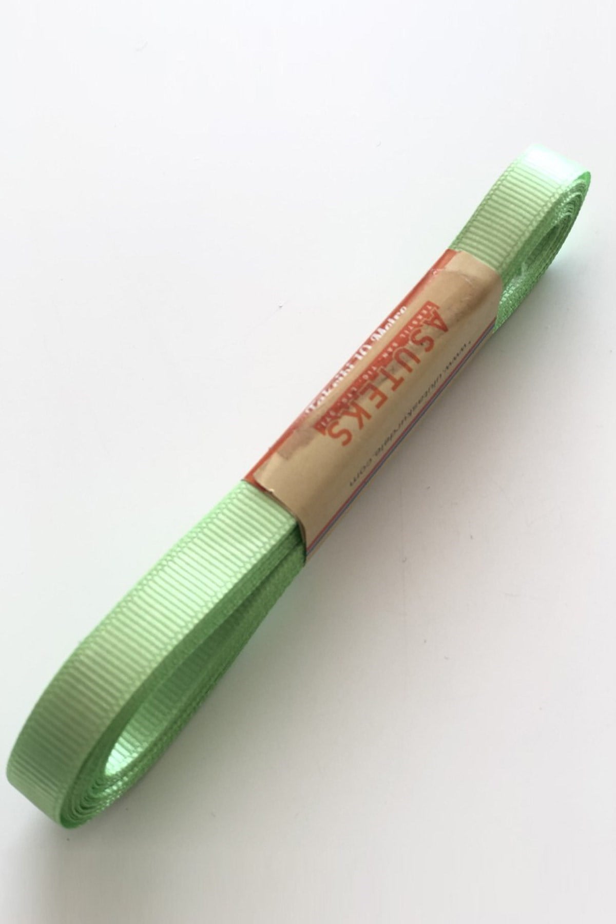 Açık Yeşil Grogren Kurdele 1 cm 10 mt