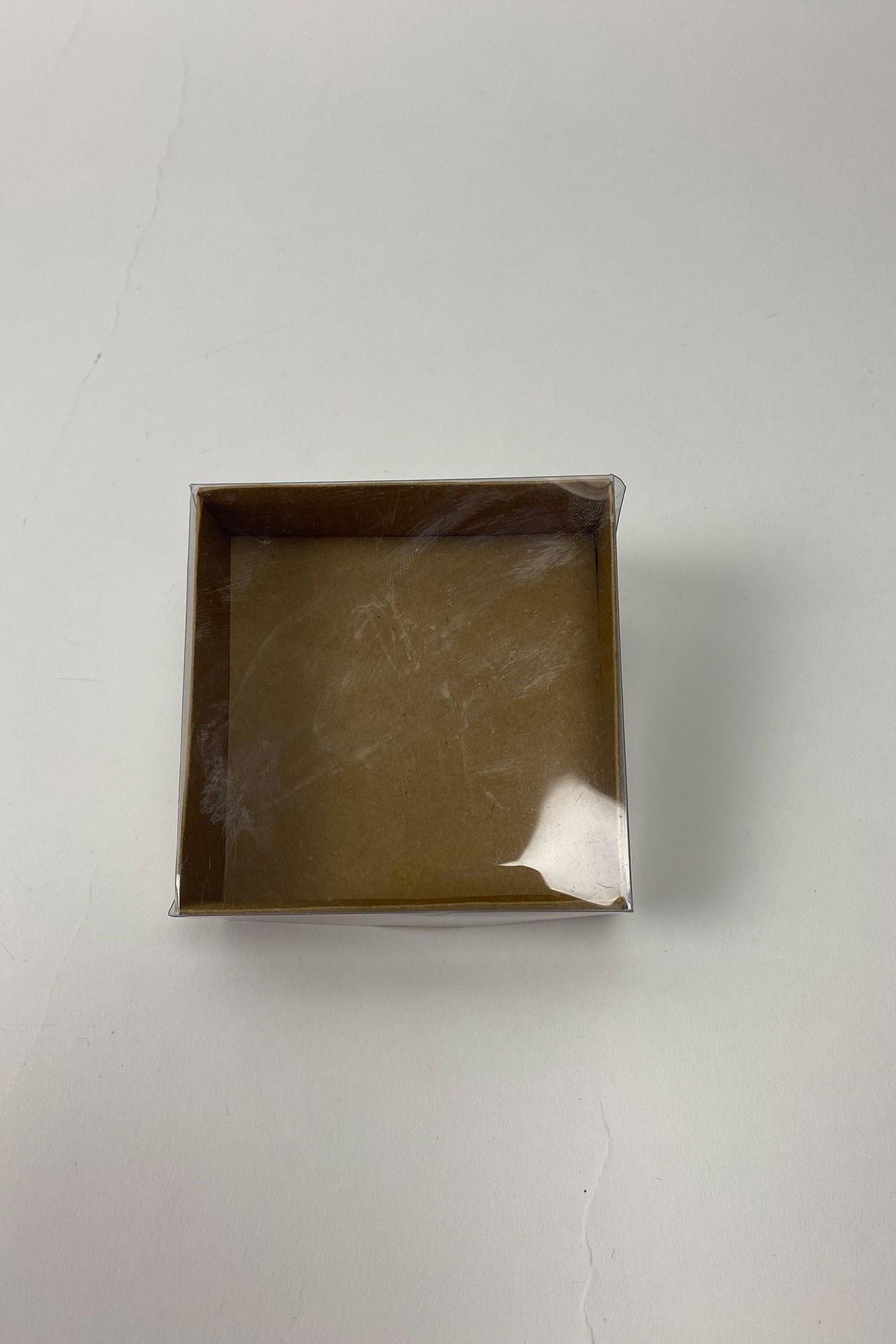 Asetat Kapaklı Kraft Karton Kutu 100 Adet