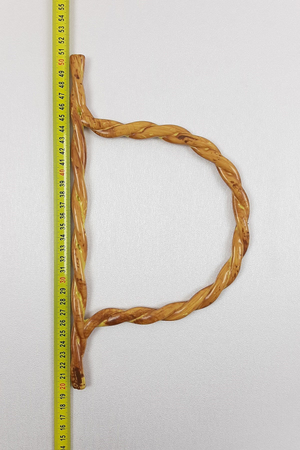 Bambu Desenli Burgulu Çanta Sapı