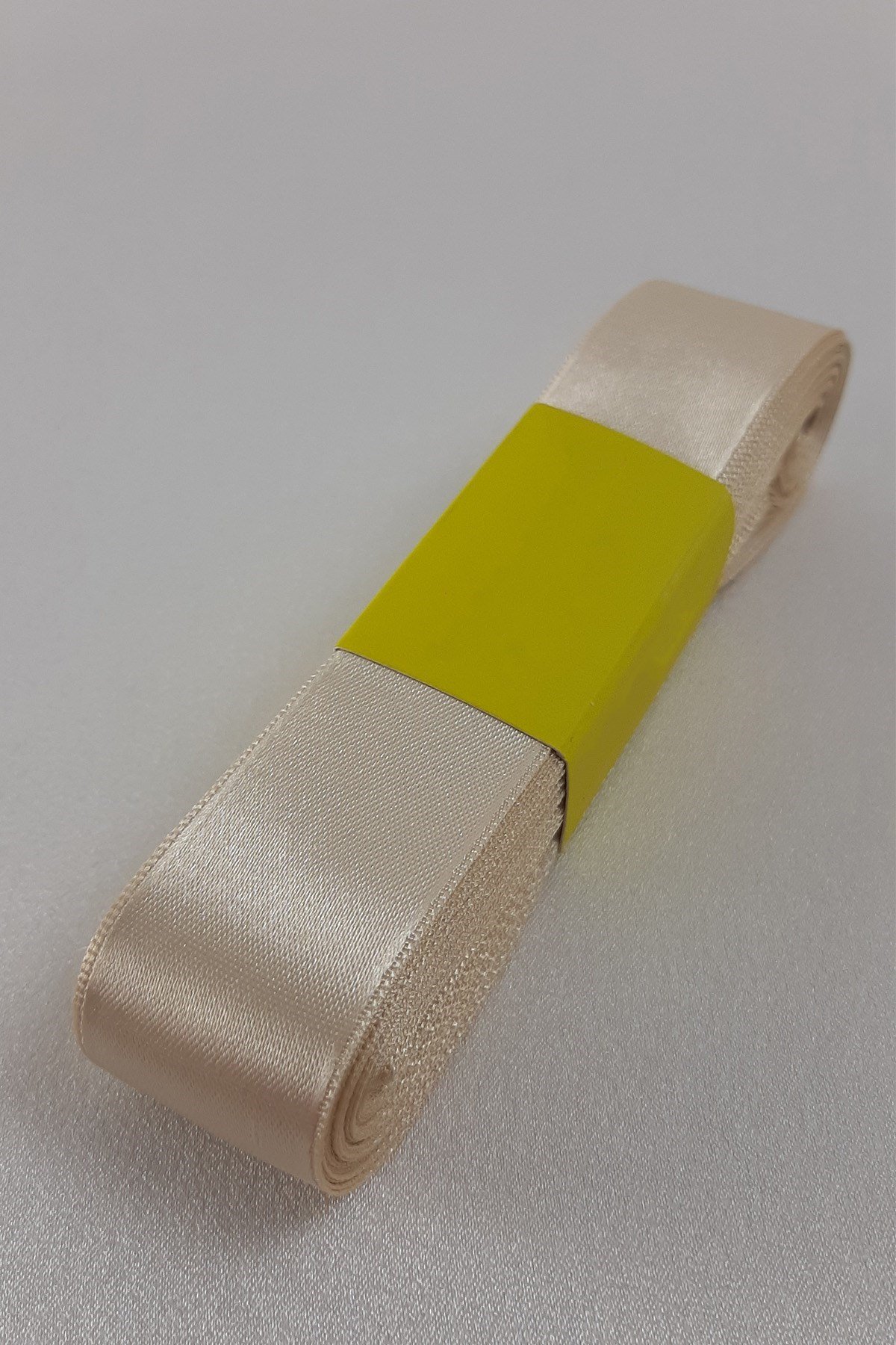 Bej Rengi Saten Kurdele 3 Cm