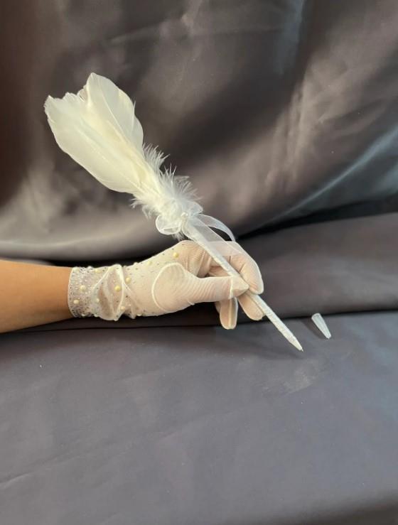 Beyaz Tüylü Nikah Kalemi