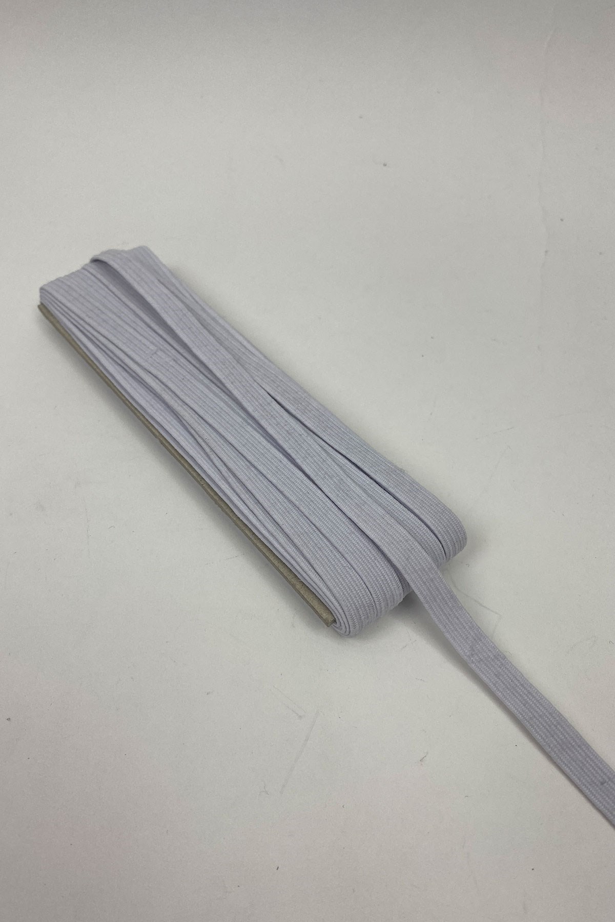 Beyaz Yassı Lastik 1 cm 10 mt