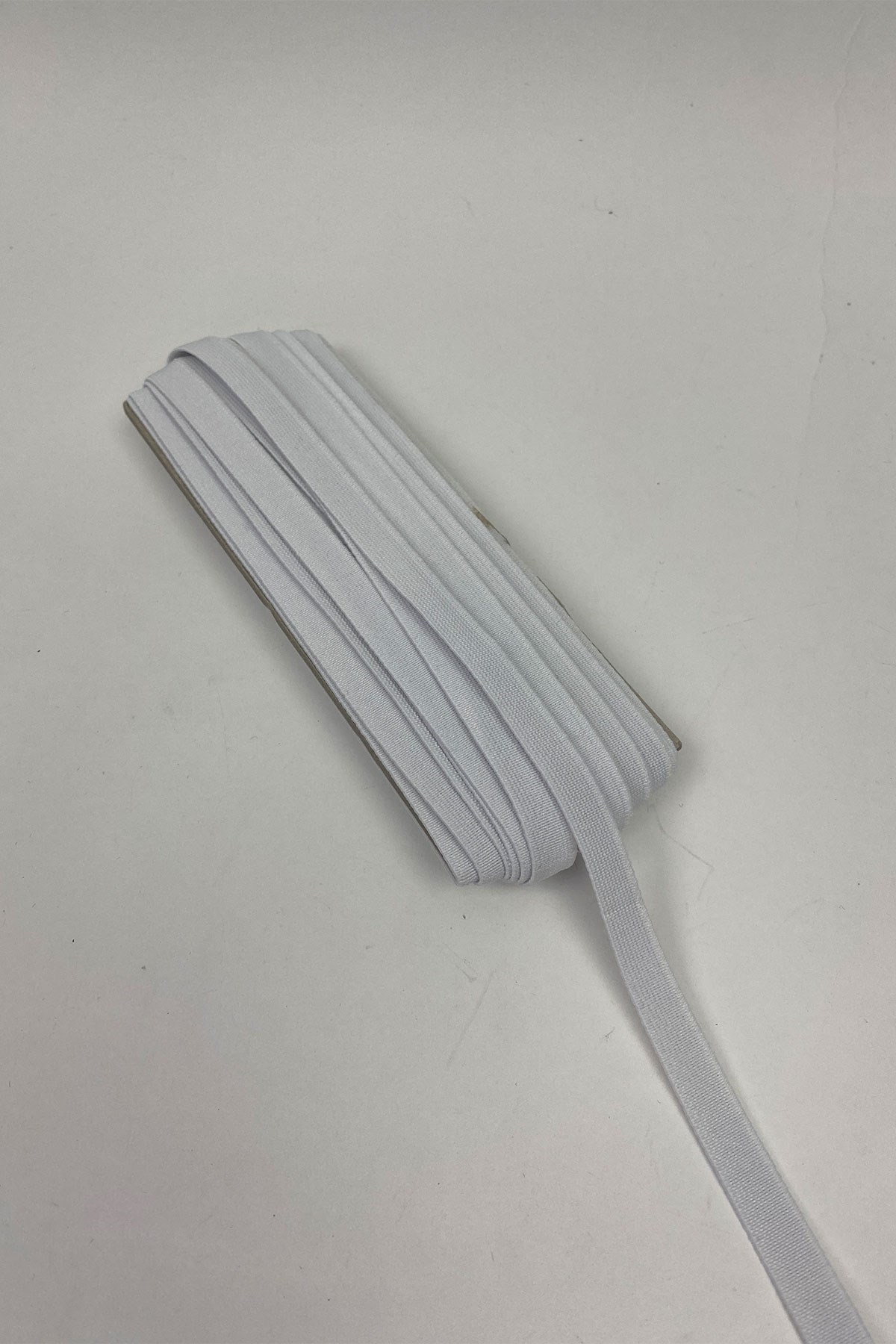 Beyaz Yassı Lastik 1,5 cm 10 mt