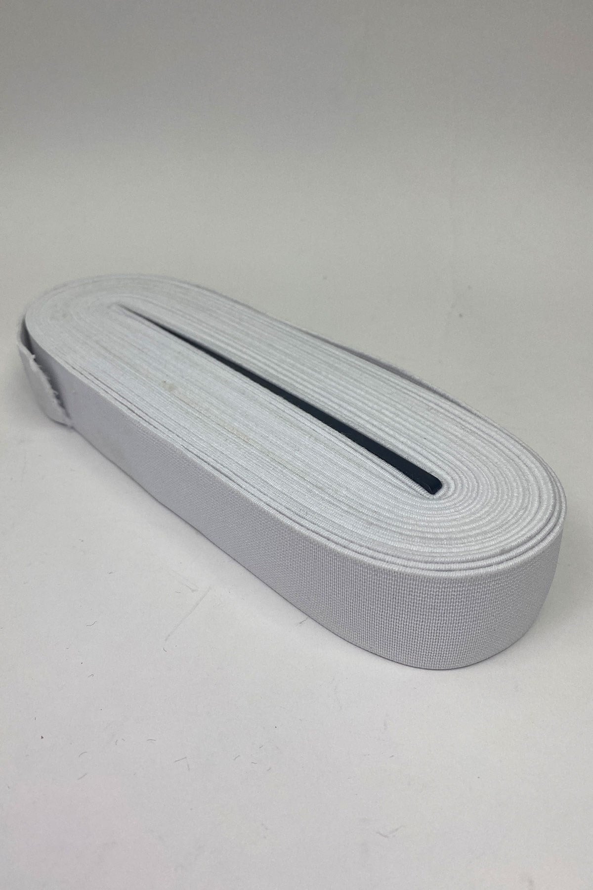 Beyaz Yassı Lastik 3 cm 10 mt