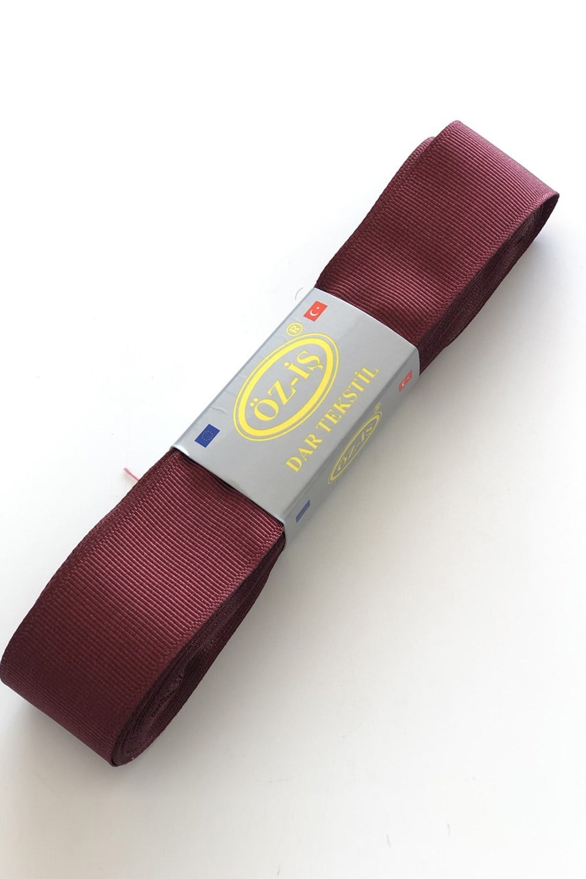 Bordo Grogren Kurdele 3 cm 10 mt