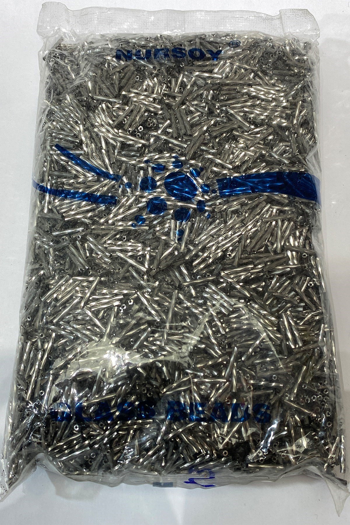 Burgulu Uzun Boru Boncuk 500 gr