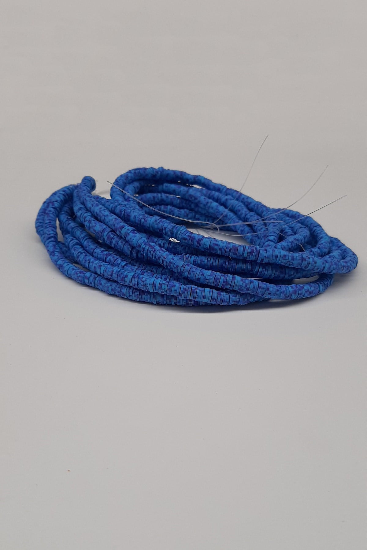 Canlı Koyu Mavi Fimo Hamur Boncuk 6Mm