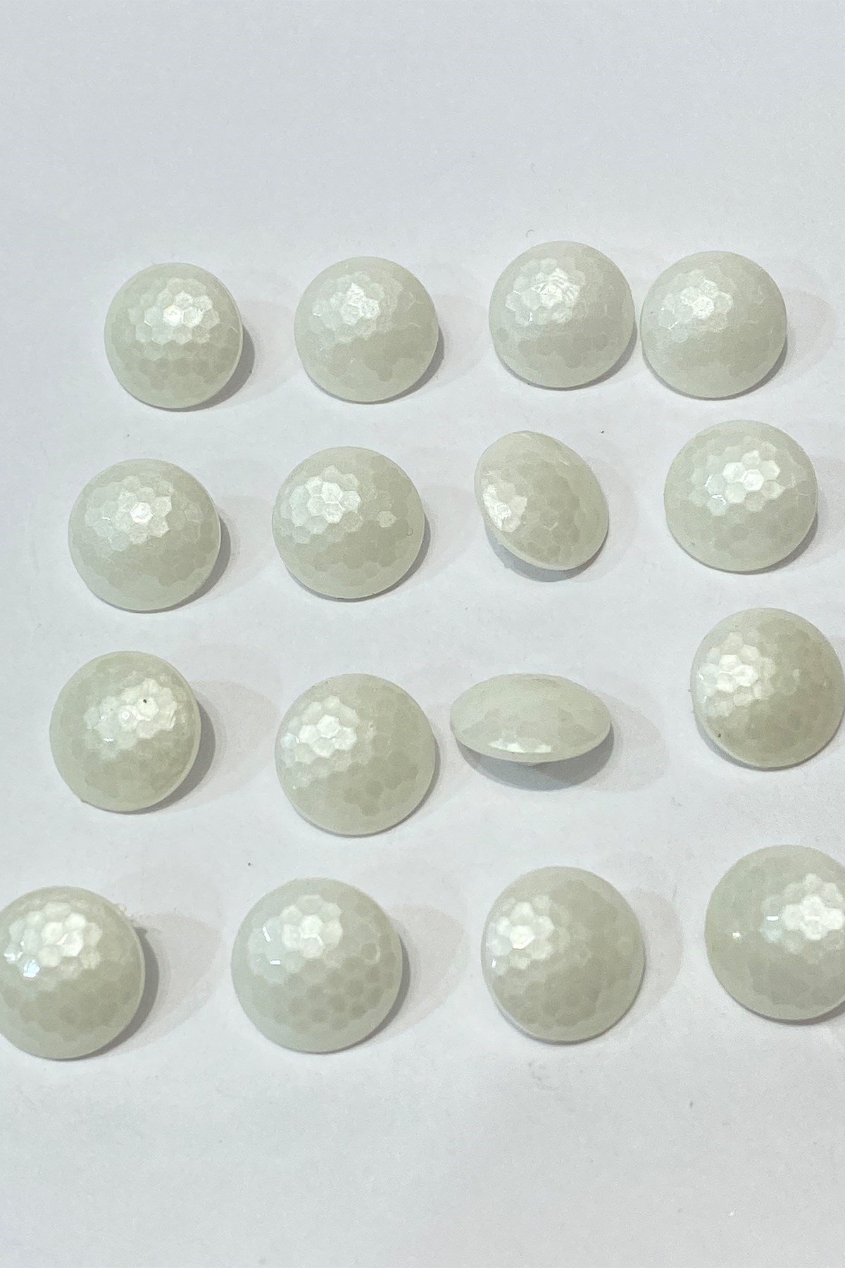 Desenli Plastik Düğme 10 Adet