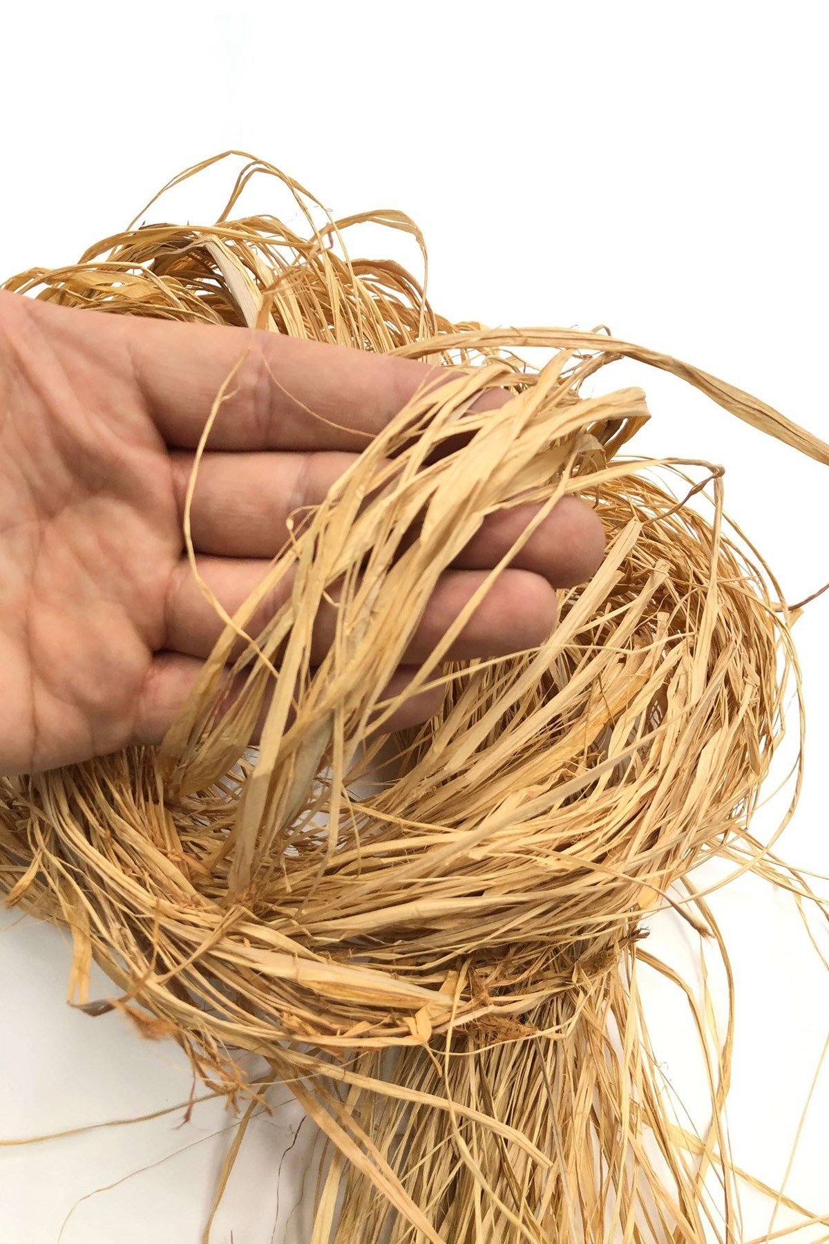 Doğal Rafya Muz Lifi Naturel İp 100 grm