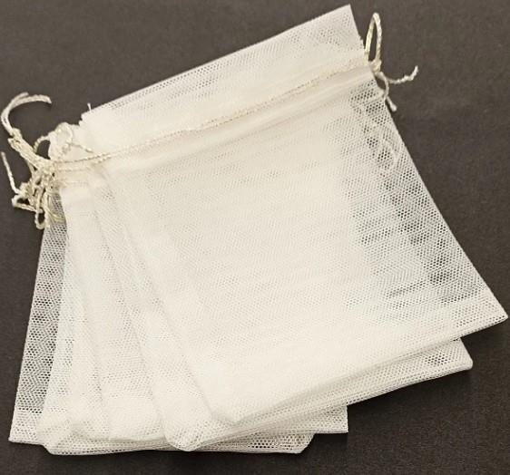 Düz Tül Kese 10*13 Cm Ebatında 25 Adettir Hediyelik Bohçalık Kına Lavanta Çerez Tesbih Kesesi