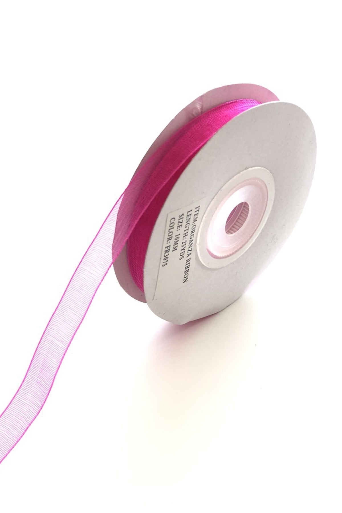 Fuşya Organze 1 cm Kurdele