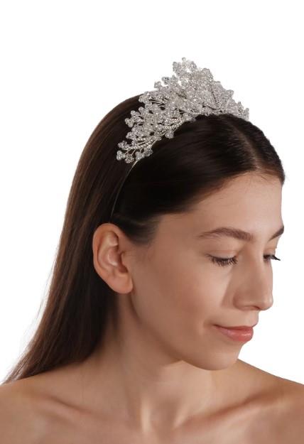 Gelin Zirkon Nikah Düğün Tacı Parlak Taşların Büyüsü İle
