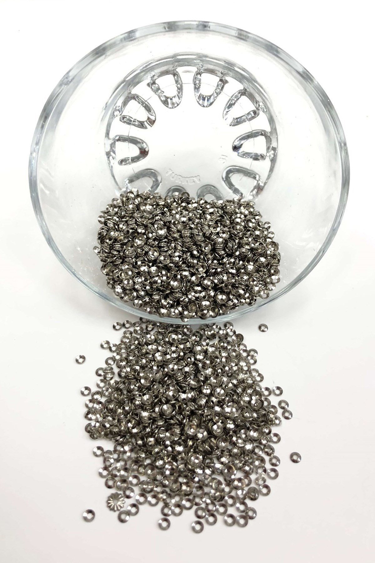 Gümüş Çukur Metal Pul 2 mm