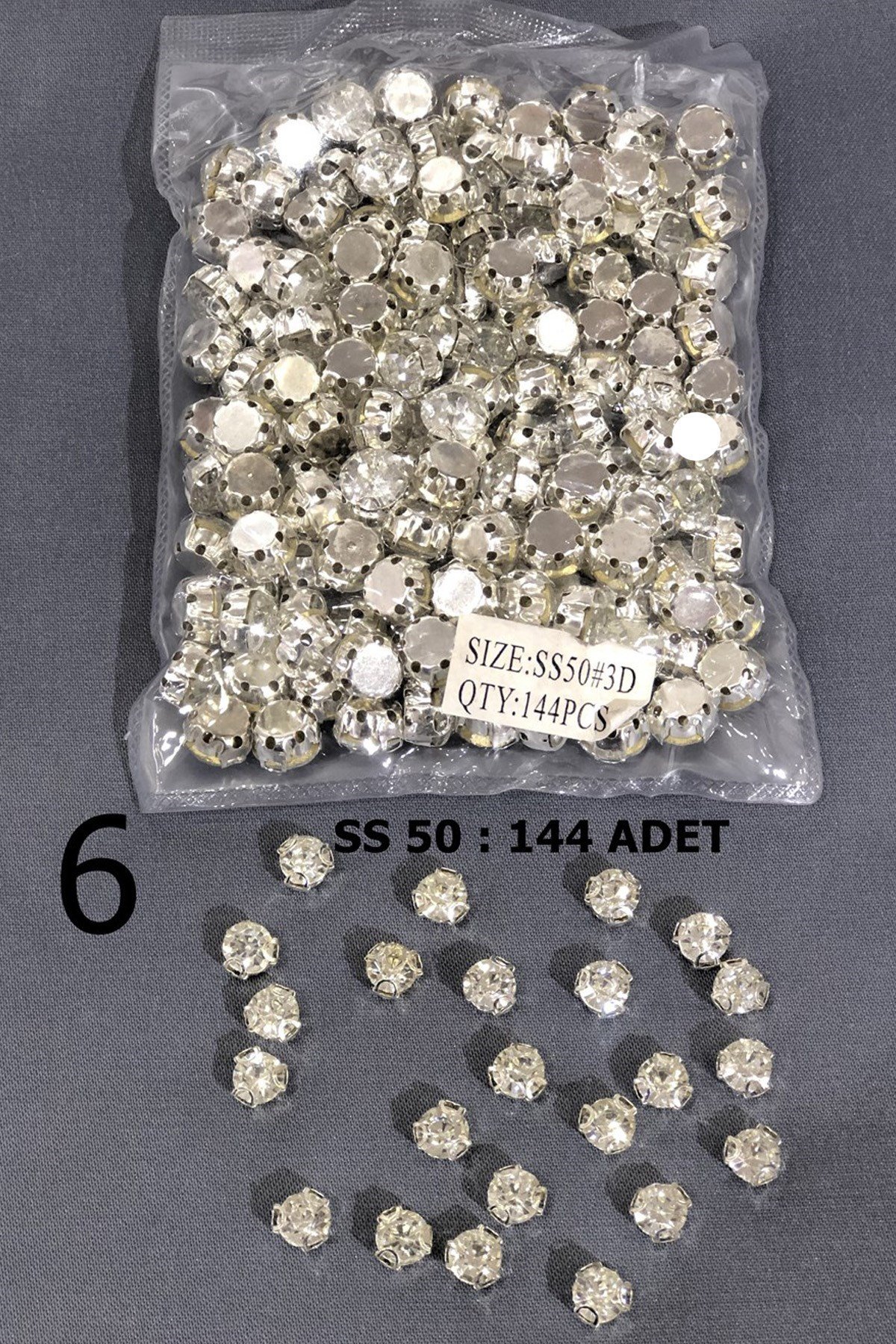 Gümüş Metal Kasalı Dikme Beyoğlu Taşı (1 paket)