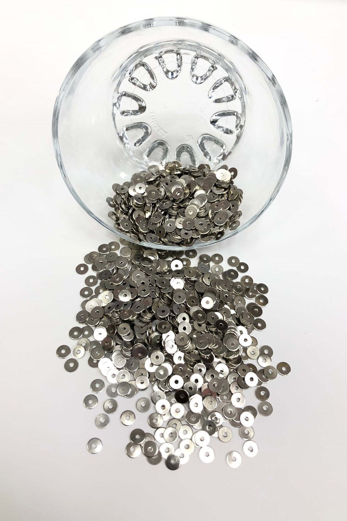 Gümüş Metal Pul 3 mm