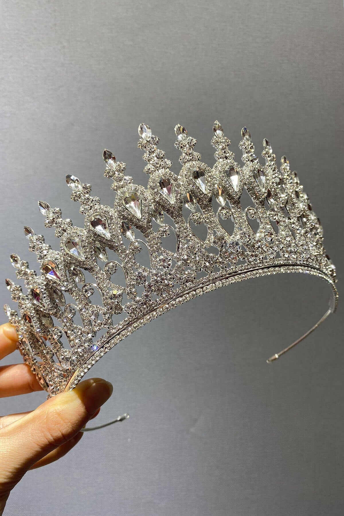 Gümüş Renk Henna Model Gelin Kına Tacı