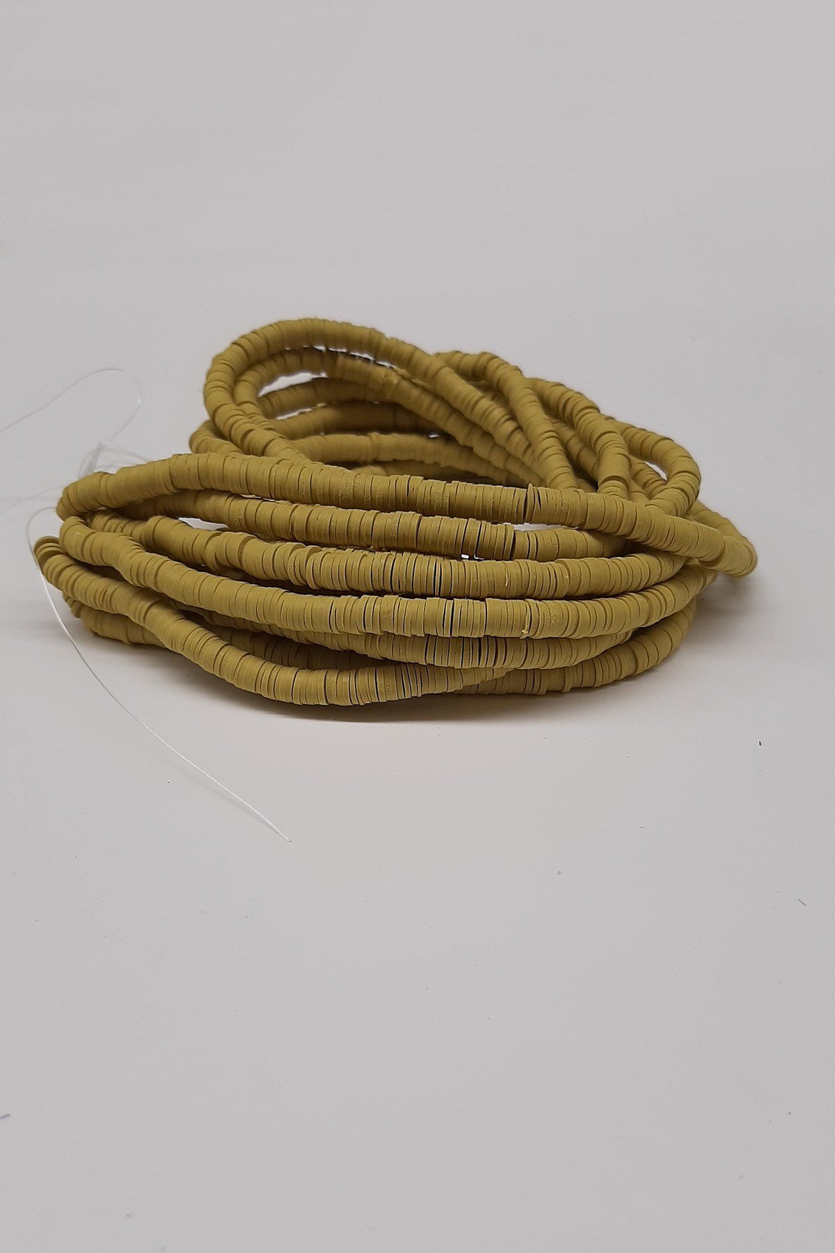 Hardal Fimo Hamur Boncuk 6Mm