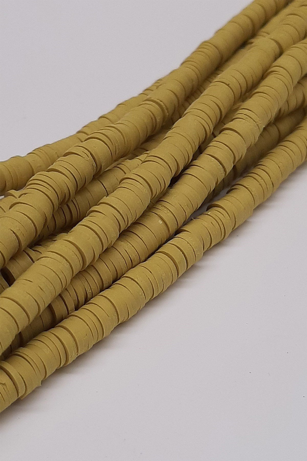 Hardal Fimo Hamur Boncuk 6Mm