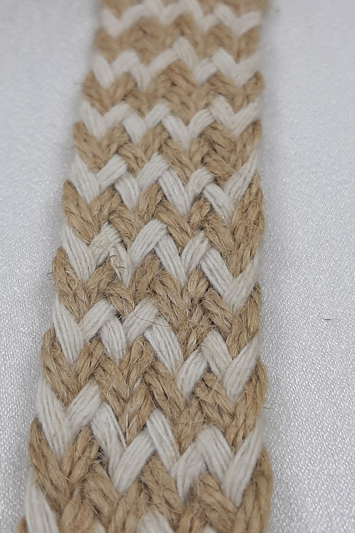 Hasır Şerit Desenli Kurdele 3cm