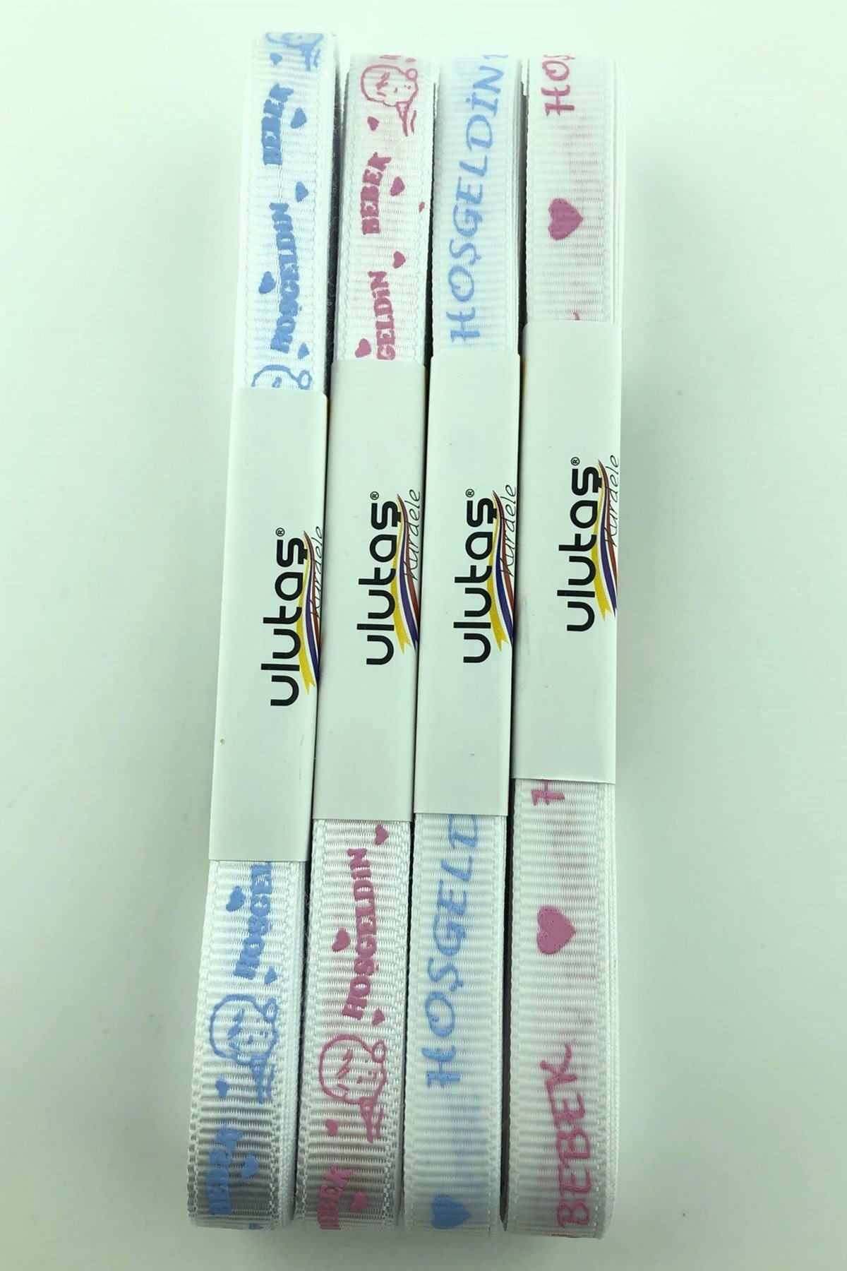 Hoşgeldin Bebeğim Baskılı Grogren Kurdele 1 cm