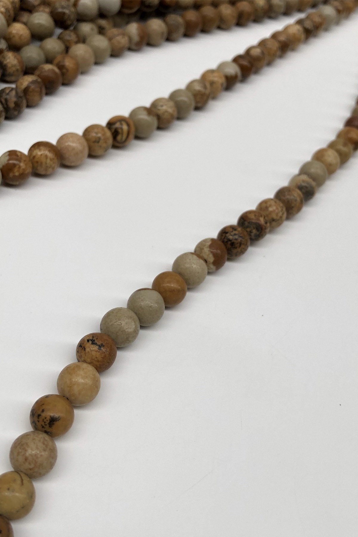 Jasper Doğal Taş Boncuk 8mm