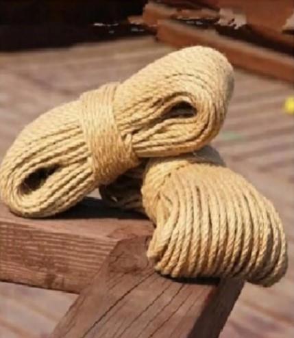 Jüt Halat 3 Mm 30 Metre Hasır Ip Urgan Ipi Dekoratif Ip
