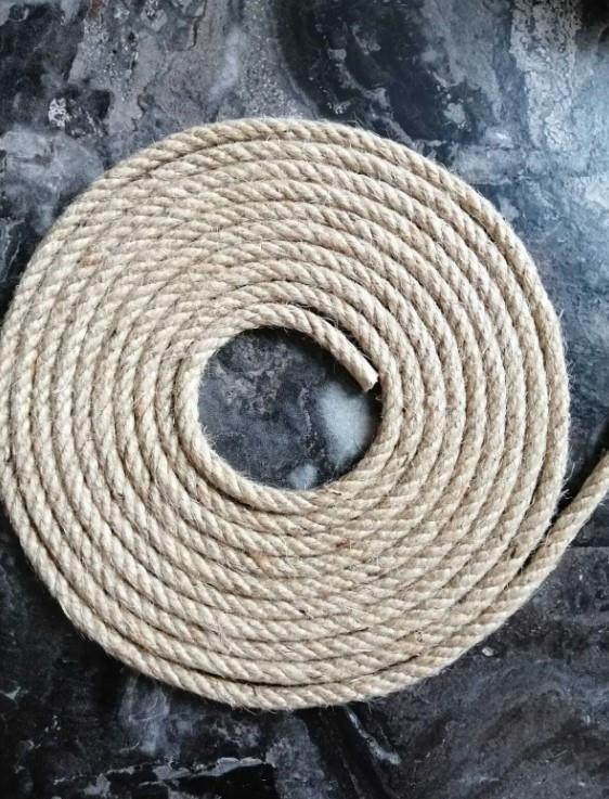 Jüt Halat 3 Mm 30 Metre Hasır Ip Urgan Ipi Dekoratif Ip