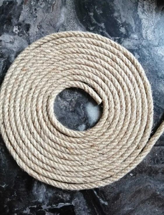 Jüt Halat 3 Mm 50 Metre Hasır Ip Urgan Ipi Dekoratif Ip