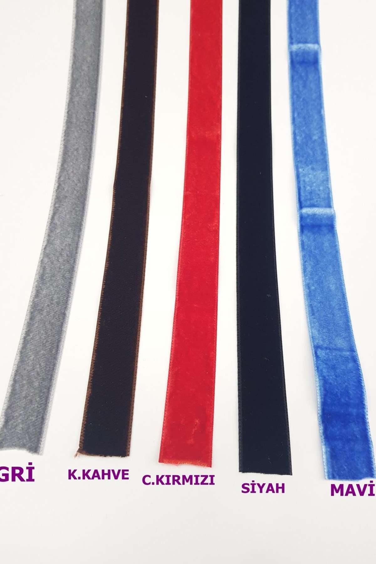 Kadife Kurdele 2 cm 1 mt