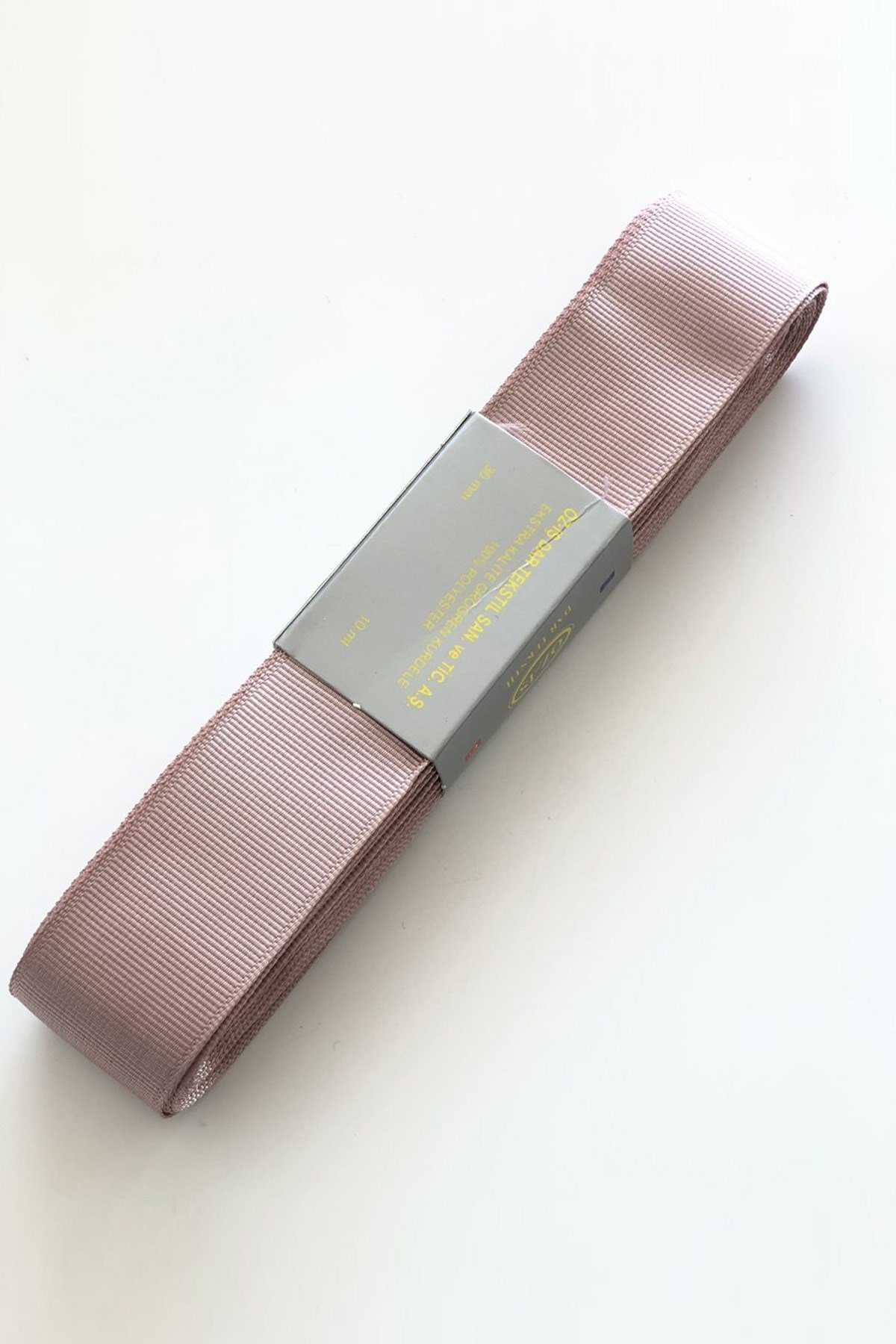 Koyu Pudra Grogren Kurdele 3 cm 10 mt