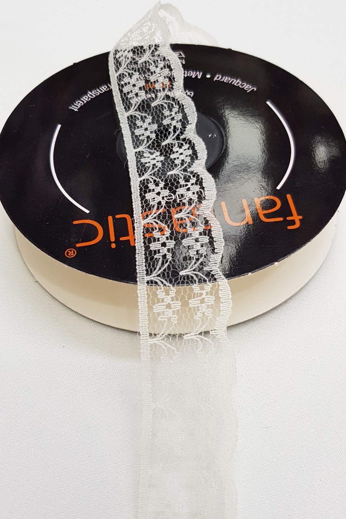 Krem Dantel Kurdele 2,5 cm