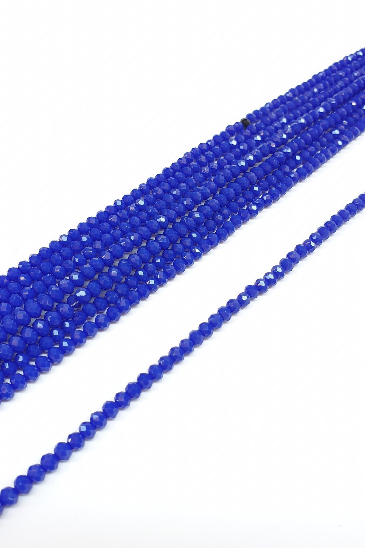 Mat Lacivert Kristal Boncuk 4 Mm