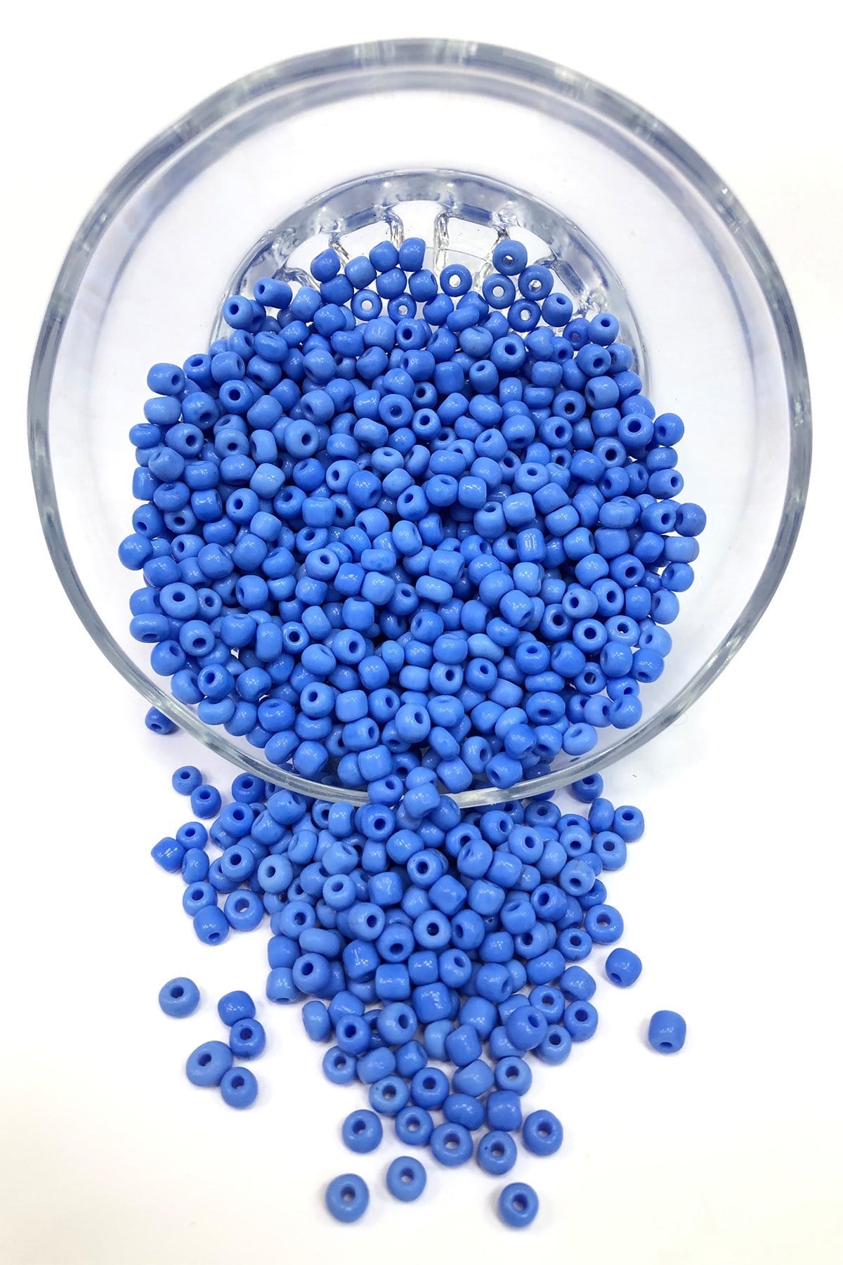 Mat Mavi Kum Boncuk 4 mm 50 gr