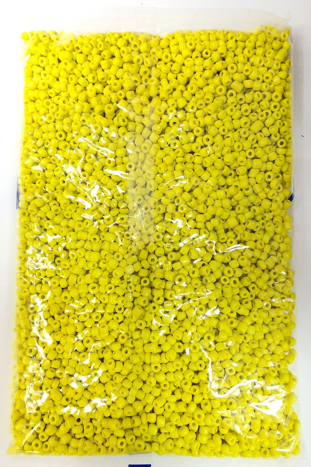 Mat Sarı Kum Boncuk 4 mm 500 gr