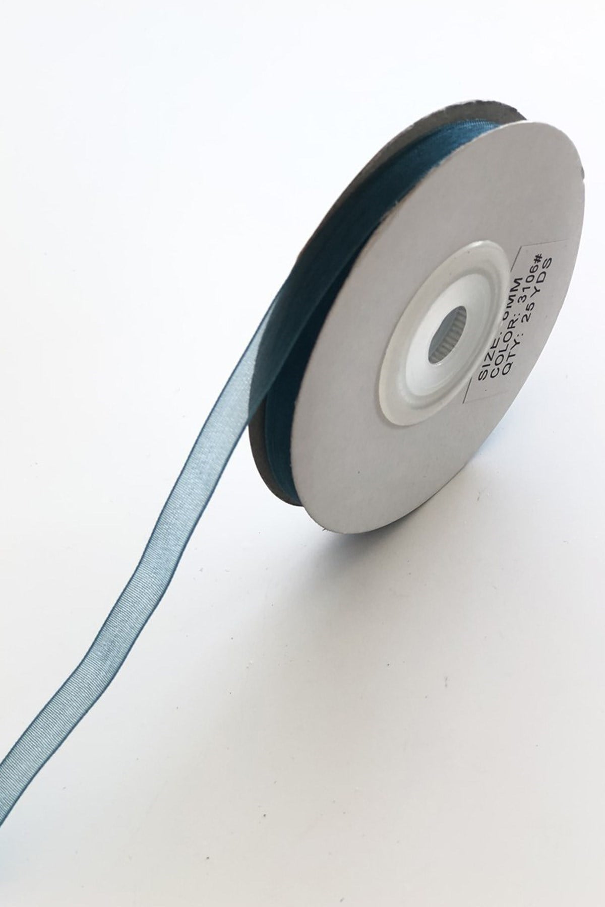 Mavi Organze Kurdele 1 cm