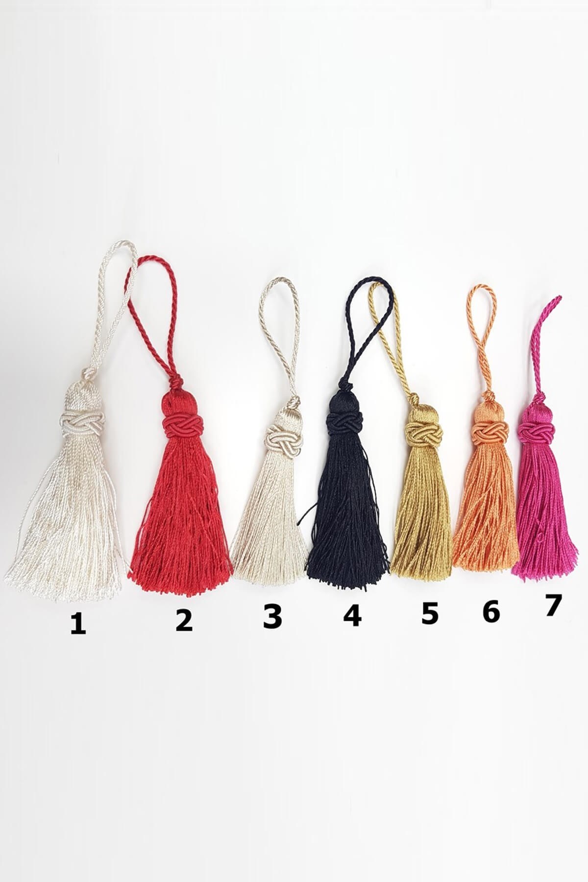 Örgülü Tekli Püskül 7cm