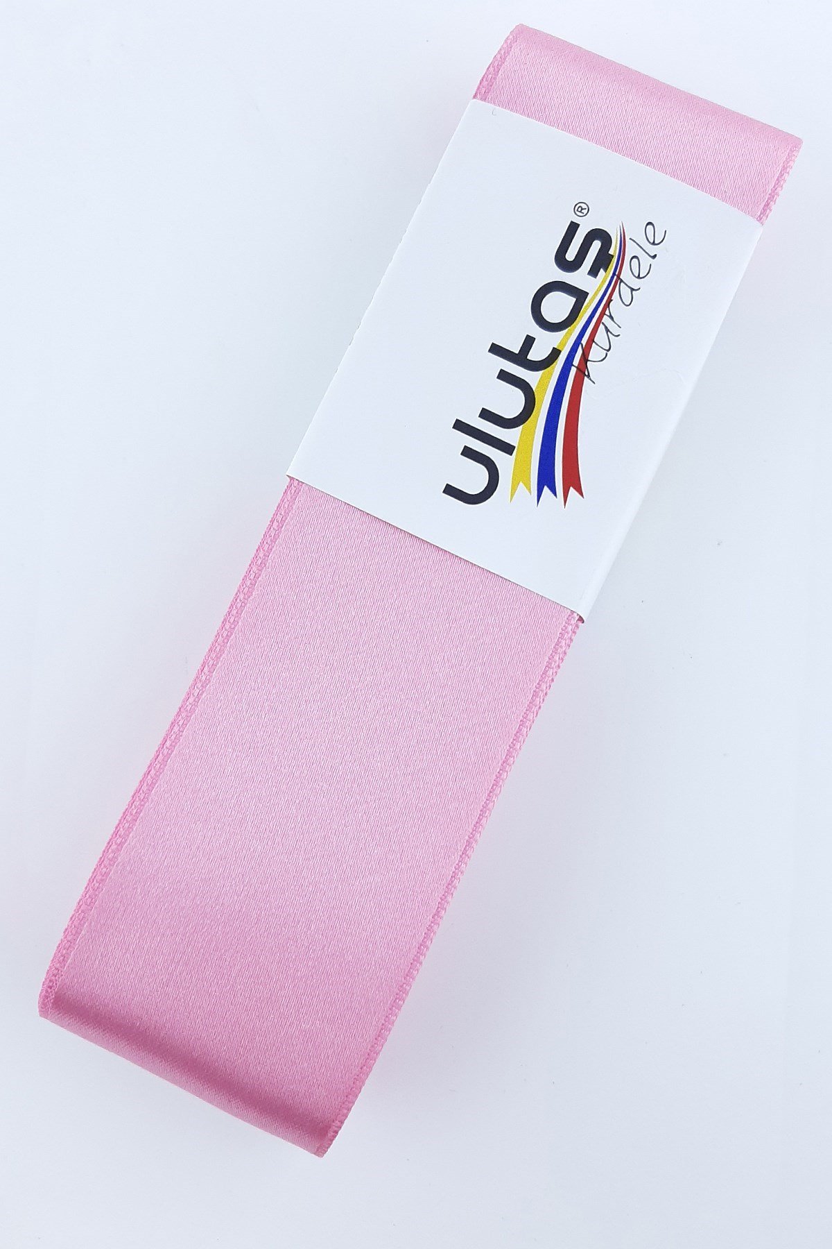 Pembe Saten Kurdele 4 cm 10 mt