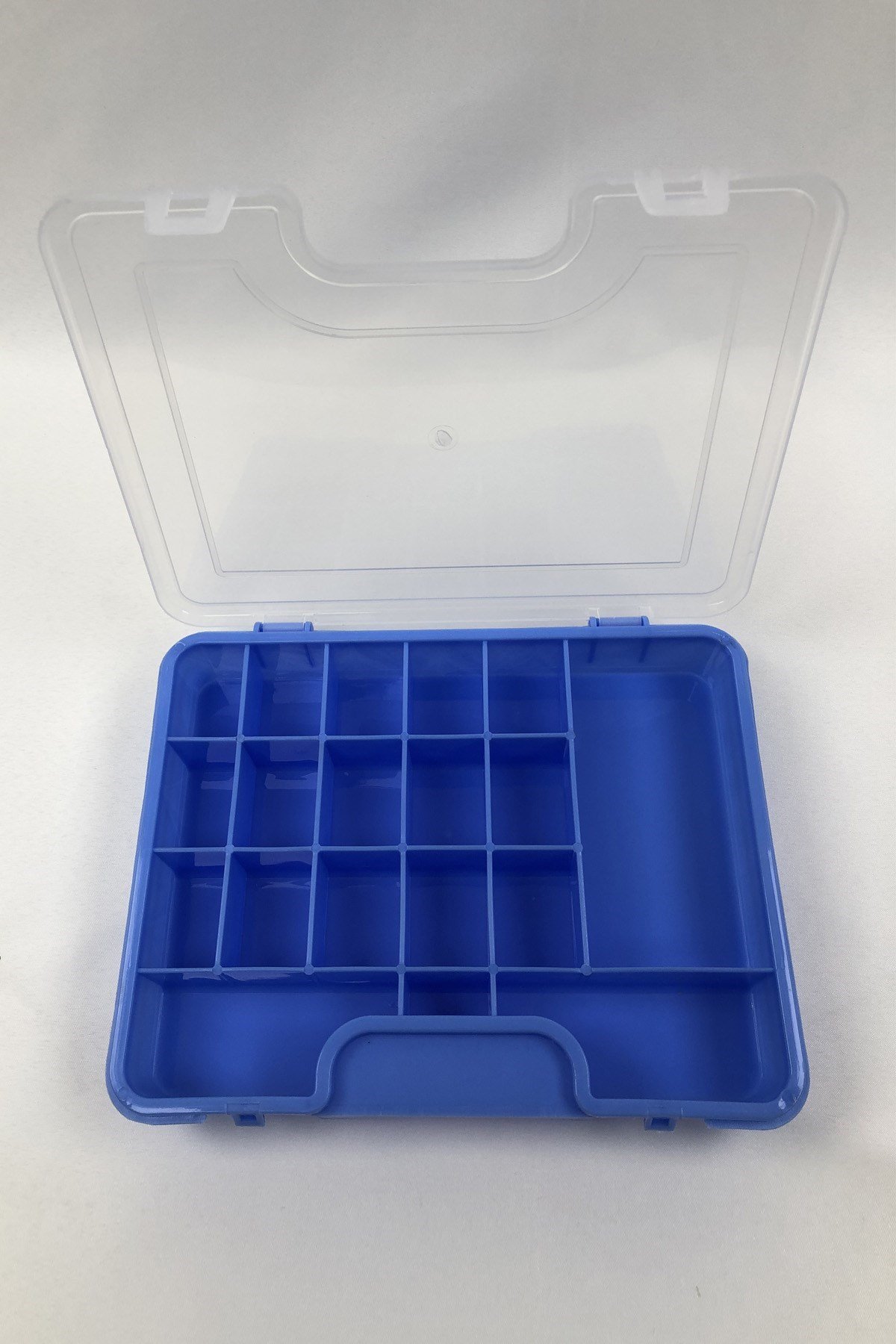 Plastik Gözlü Takı Kutusu Mavi