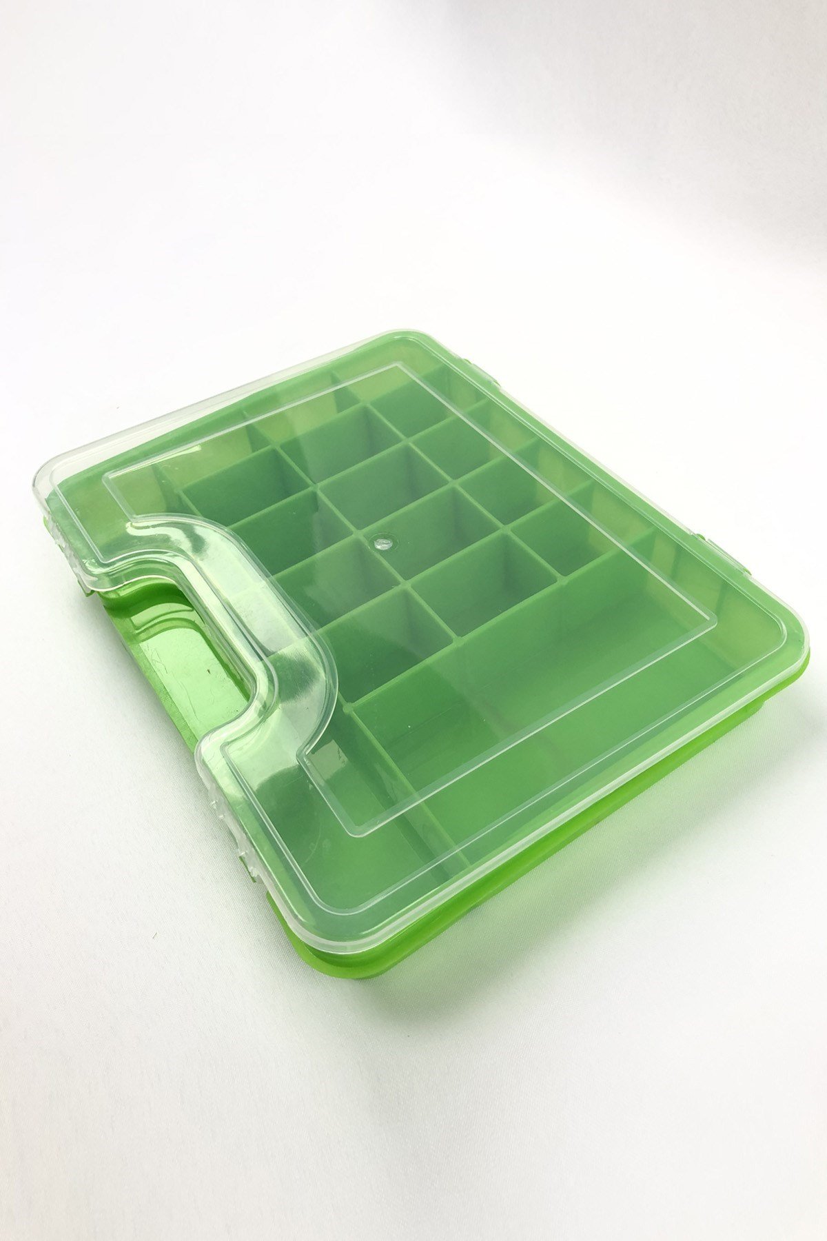 Plastik Gözlü Takı Kutusu Yeşil