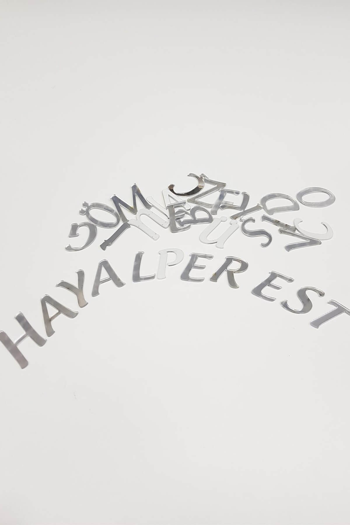 Pleksi Aynalı Harf