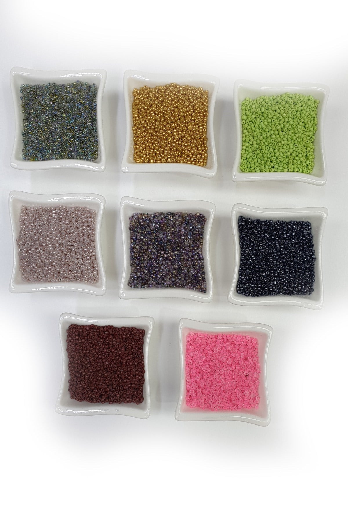 Rengarenk Kum Boncuklar 1 Paket 50 gr 2 mm