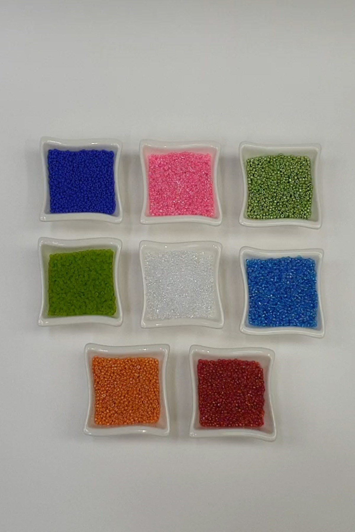 Rengarenk Kum Boncuklar 1 Paket 50 gr 2 mm