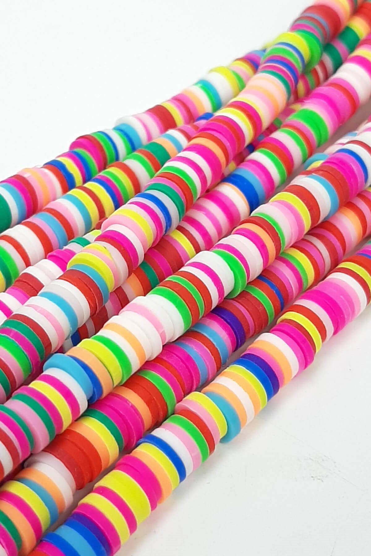 Rengarenk Pembeli Fimo Hamur Boncuk 6 mm